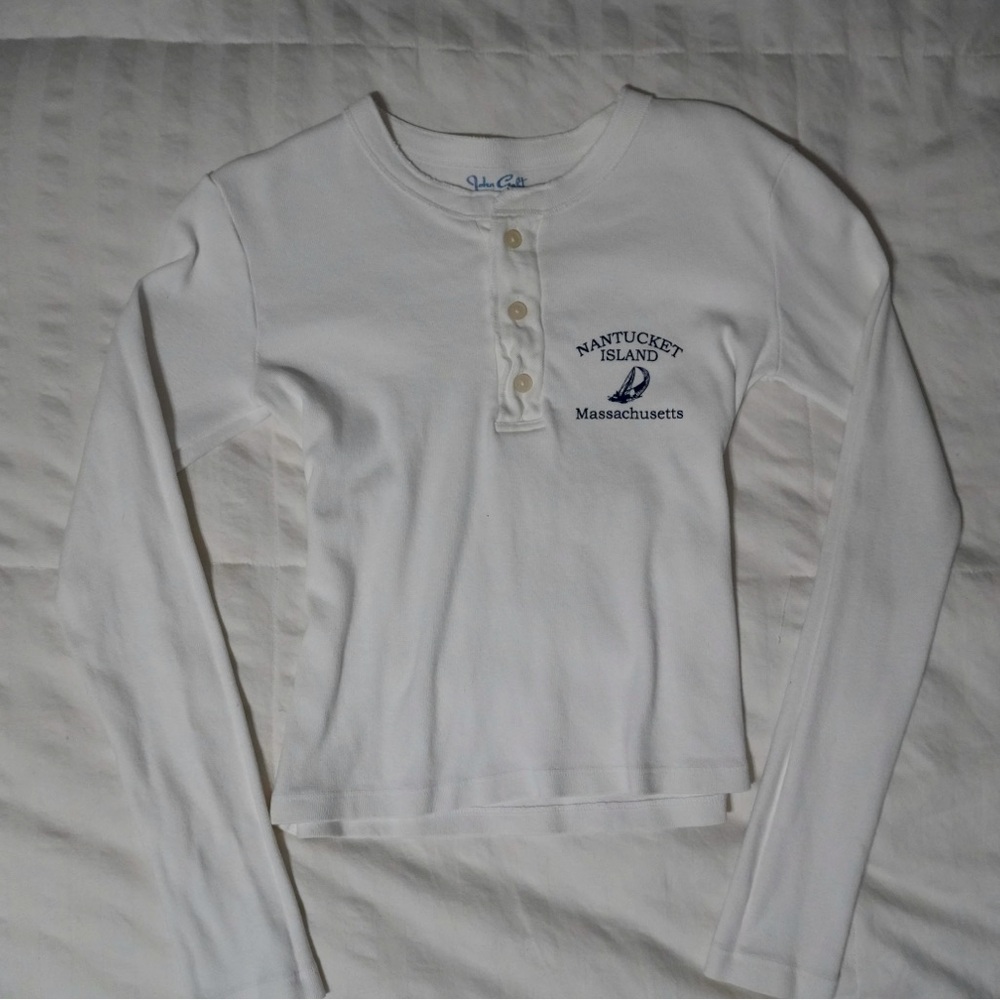 Brandy Melville White Long Sleeve Tee